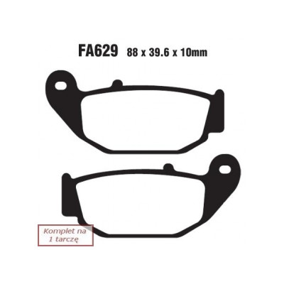 EBC KLOCKI HAM. MOTO. HONDA CBR 125 RWB (11-14)