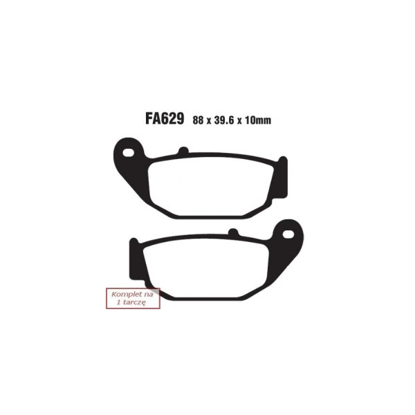 EBC KLOCKI HAM. MOTO. HONDA CBR 125 RWB (11-14)