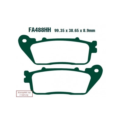 EBC KLOCKI HAM. MOTO.  HONDA VFR 1200 (10-14)