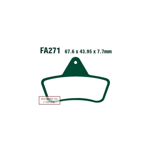 EBC KLOCKI HAMULCOWE MOTO ARCTIC CAT (ATV) 250 2 X 4 UTILITY (99-04)