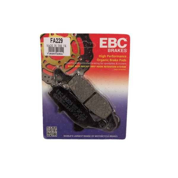 EBC KLOCKI HAMULCOWE MOTO SUZUKI VL 1500 (C 1500 INTRUDER) (05-09)/ SV 650 ( ABS) (07-13)/ DL 650 V-STROM ABS (07-11)