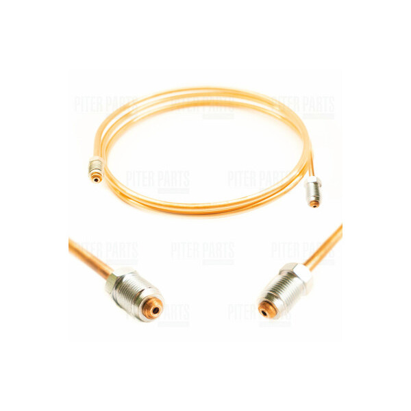 PITER PARTS PRZEWÓD HAM. DŁ. 500 MM MIEDZIANY Z KOŃCÓWKAMI TYP. B-B (M12 X 1)