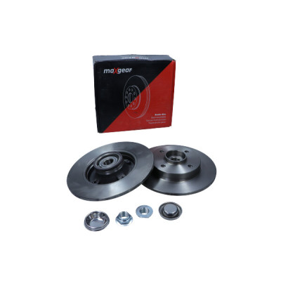 MAXGEAR TARCZA HAMULCOWA CITROEN TYŁ 307/C4 04- ABS KOMPLET Z ŁOŻYSKIEM