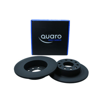QUARO TARCZA HAM. VW T. GOLF 5/A3/OCTAVIA 04-/12-/CADDY/SCIROCCO/SEAT 253MM WYSOKO NAWĘGLANA, Z POWŁOKĄ ANTYKOROZYJNĄ