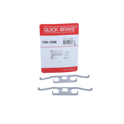 QUICK BRAKE ZESTAW INSTALACYJNY KLOCKÓW HAMULCOWYCH BMW TYŁ 3/5/6/7 78-94