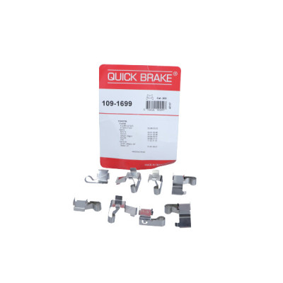 QUICK BRAKE ZESTAW INSTALACYJNY KLOCKÓW HAMULCOWYCH TOYOTA AVENSIS