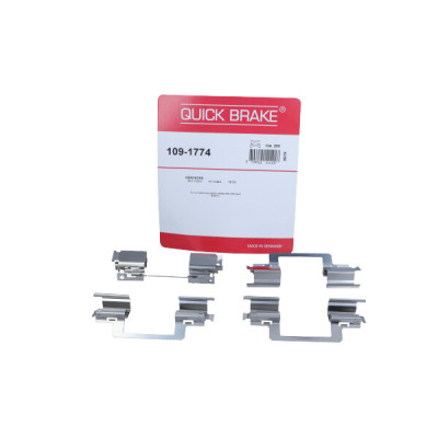 QUICK BRAKE ZESTAW INSTALACYJNY KLOCKÓW HAMULCOWYCH MB PRZÓD X204 08-15