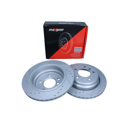 MAXGEAR TARCZA HAM. BMW T. E39 96- 298X20 WENTYLOWANE NAWIERCANA I NACINANA, Z POWŁOKĄ ANTYKOROZYJNĄ