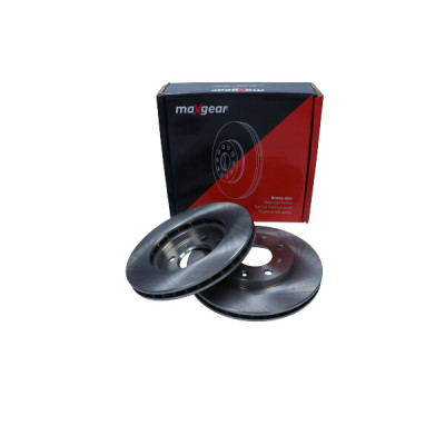 MAXGEAR TARCZA HAMULCOWA HONDA PRZÓD JAZZ 02-/LOGO