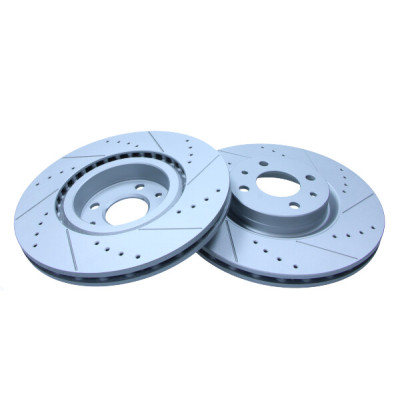 MAXGEAR TARCZA HAM. FIAT P. STILO/DOBLO 05-/BRAVO 06-/MAREA/LYBRA 284MM NAWIERCANA I NACINANA, Z POWŁOKĄ ANTYKOROZYJNĄ