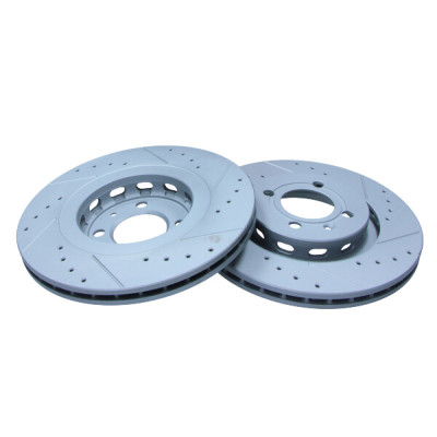 MAXGEAR TARCZA HAM. VW P. GOLF 2/PASSAT -96 SYNCRO/IBIZA/CORBOBA -02 NAWIERCANA I NACINANA, Z POWŁOKĄ ANTYKOROZYJNĄ