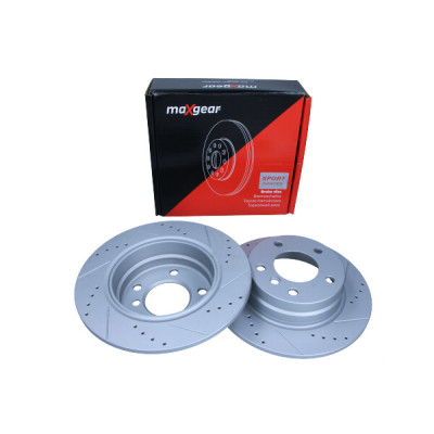 MAXGEAR TARCZA HAM. BMW T. E36 90-/E46 NAWIERCANA I NACINANA, Z POWŁOKĄ ANTYKOROZYJNĄ