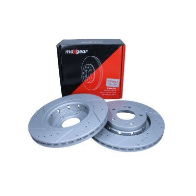 MAXGEAR TARCZA HAM. MITSUBISHI P. OUTLANDER 03-/07-/12-/4007 07- NAWIERCANA I NACINANA, Z POWŁOKĄ ANTYKOROZYJNĄ