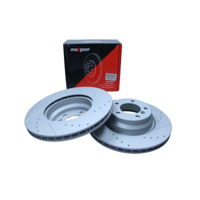 MAXGEAR TARCZA HAM. BMW P. E90 05- 320-330 330X24 NAWIERCANA I NACINANA, Z POWŁOKĄ ANTYKOROZYJNĄ