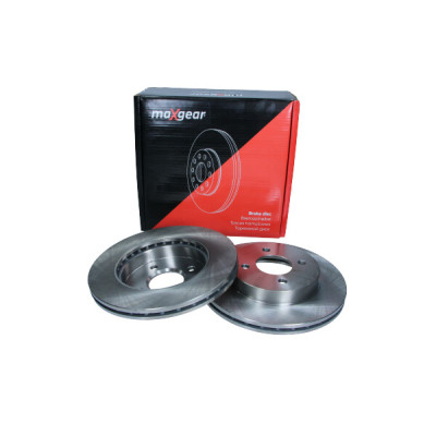 MAXGEAR TARCZA HAMULCOWA NISSAN PRZÓD ALMERA 95- +ABS