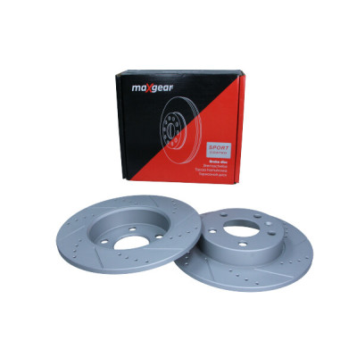 MAXGEAR TARCZA HAM. OPEL T. ASTRA G/H/ZAFIRA 5ŚR. 1,8- NAWIERCANA I NACINANA, Z POWŁOKĄ ANTYKOROZYJNĄ