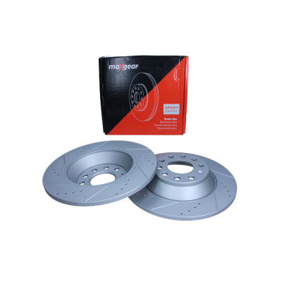 MAXGEAR TARCZA HAM. VW T. A6 04- 302MM NAWIERCANA I NACINANA, Z POWŁOKĄ ANTYKOROZYJNĄ
