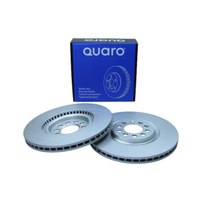 QUARO TARCZA HAMULCOWA VW PRZÓD POLO 1,0-1,8 14- Z POWŁOKĄ ANTYKOROZYJNĄ