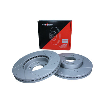 MAXGEAR TARCZA HAM. VW P. T5 03- 16" 308MM/TUAREG 2,5TDI NAWIERCANA I NACINANA, Z POWŁOKĄ ANTYKOROZYJNĄ