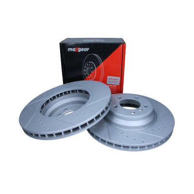 MAXGEAR TARCZA HAM. BMW P. E90-93 05- NAWIERCANA I NACINANA, Z POWŁOKĄ ANTYKOROZYJNĄ