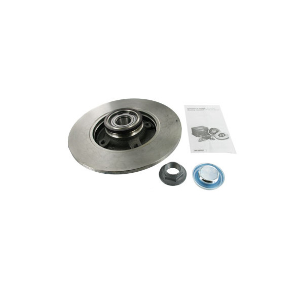 SKF TARCZA HAMULCOWA PEUGEOT TYŁ 307/C4/DS3 04- Z ŁOŻYSKIEM