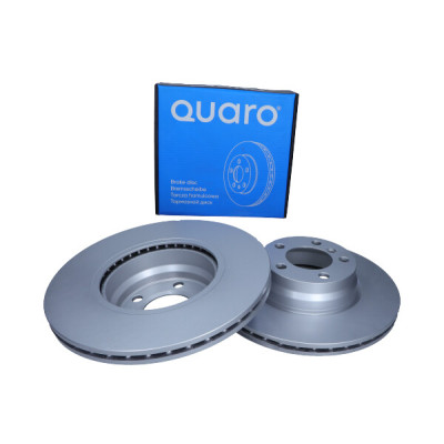 QUARO TARCZA HAMULCOWA BMW PRZÓD 2/3/4 2,0-3,0 11- Z POWŁOKĄ ANTYKOROZYJNĄ