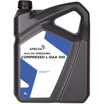 SPECOL OLEJ COMPRESSO L-DAA 100 5L / DO SPRĘŻAREK / PN-91/C-96073, ISO 6743-3A