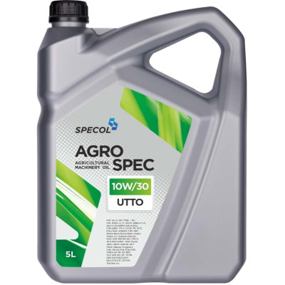 SPECOL OLEJ 10W30 5L AGROSPEC UTTO GL4