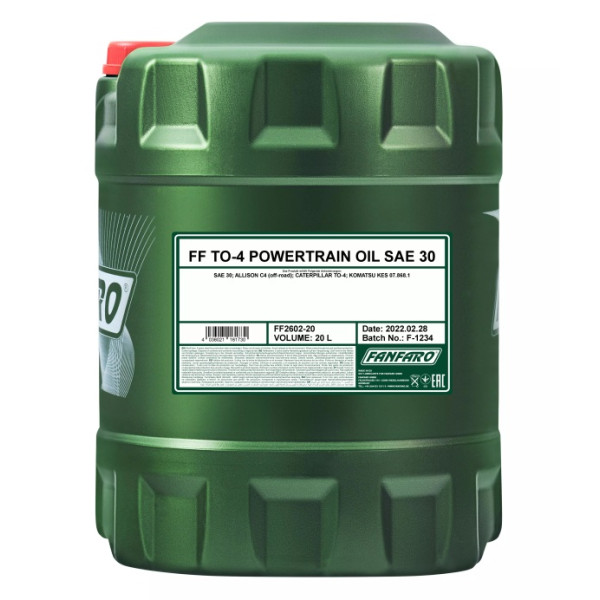 FANFARO OLEJ POWERTRAIN SAE30 20L / TO-4 / KES 07.868.1 / ALLISON C4