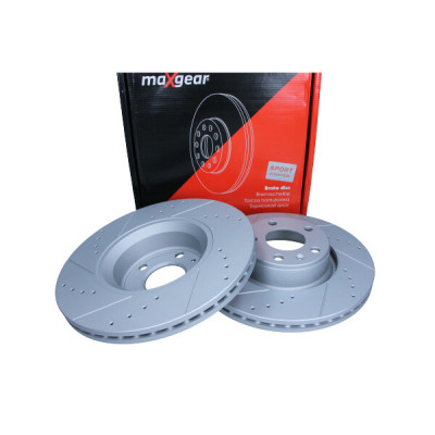 MAXGEAR TARCZA HAM. VW P. A6 2.0-3,0 TDI 04-11 NAWIERCANA I NACINANA, Z POWŁOKĄ ANTYKOROZYJNĄ