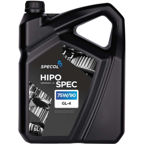 SPECOL OLEJ 75W90 5L HIPOSPEC / GL4 / PÓŁSYNTETYCZNY / FORD WSD M2C 175 / 501.50 / GM OPEL B 040 104 3