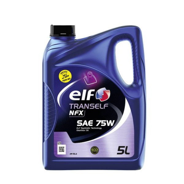 ELF OLEJ 75W TRANSNFX 5L / GL4 / ZASTĘPUJE NFJ I NFP / SX / JXX / TLX / NDX / NDK1 / PXX / DBX