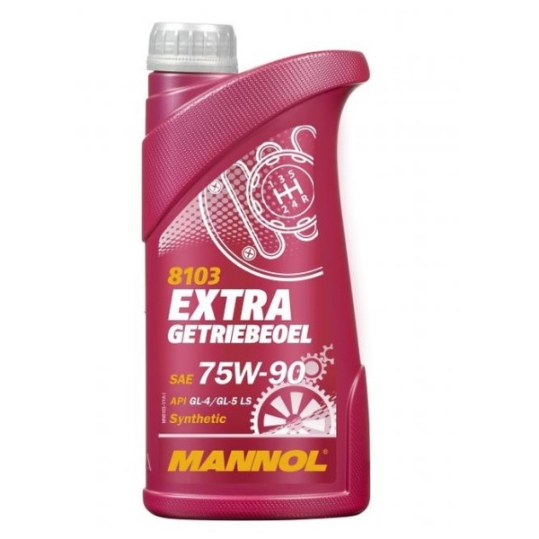MANNOL OLEJ SYNTHETIC SAE 75W90 API GL4/5 LS, MIL-L-2105 D 1L