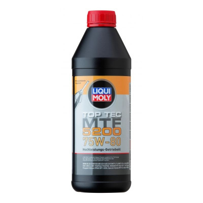 LIQUI MOLY OLEJ 75W80 1L TOP TEC 5200 GL4 / B71 2330 / BMW 83 22 0 309 031 / SYNTETYCZNY / WSD-M2C 200-C