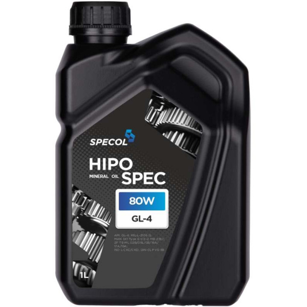 SPECOL OLEJ 80W 1L GL4 HIPOSPEC/ PRZEKŁADNIOWY
