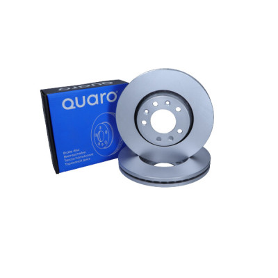 QUARO TARCZA HAMULCOWA FIAT PRZÓD SCUDO 07- Z POWŁOKĄ ANTYKOROZYJNĄ