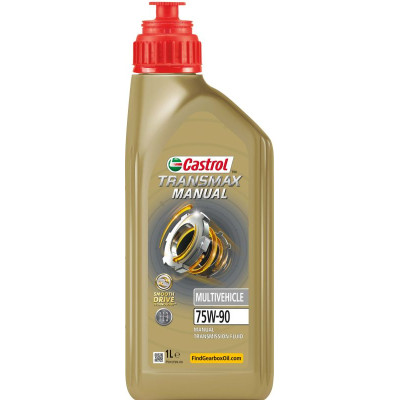 CASTROL OLEJ 75W90 1L TRANSMAX MANUAL MULTIVEHICLE GL4 MTF / FORD WSD-M2C200-C / MB 235.72 / PRZEKŁADNIOWY