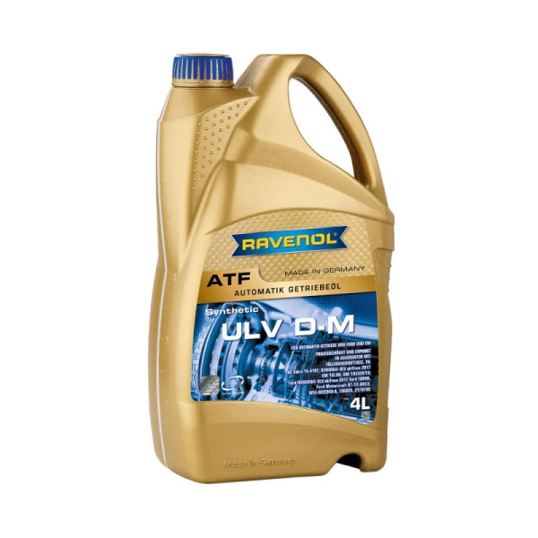 RAVENOL OLEJ ATF ULV D-M 4L / AC DELCO 10-4107 / DEXRON® ULV AB/FROM 2017 GM 10L90 / FORD WSS-M2C949-A, GM 19352619