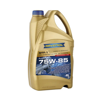 RAVENOL OLEJ MTF-1 75W85 4L CZERWONY GL4/5 / MB 235.7 235.4 / HYUNDAI I20, I30 / KIA CEED, RIO / MITSUBISHI LANCER