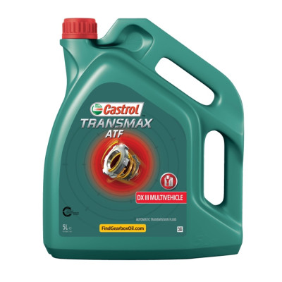 CASTROL OLEJ TRANSMAX ATF DX III MULTIVEHICLE 5L / DEX IIIH / MAN 339 Z1 V1 / 236.9 / VOLVO 97340 / PRZEKŁADNIOWY