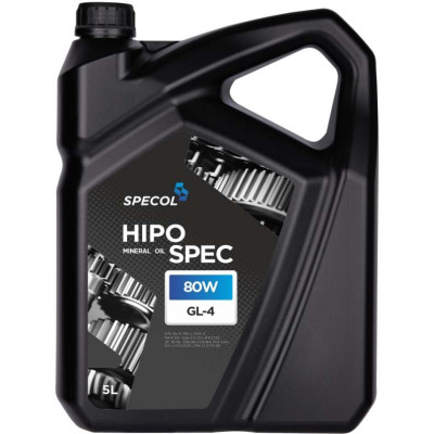 SPECOL OLEJ 80W 5L GL4 HIPOSPEC/ PRZEKŁADNIOWY