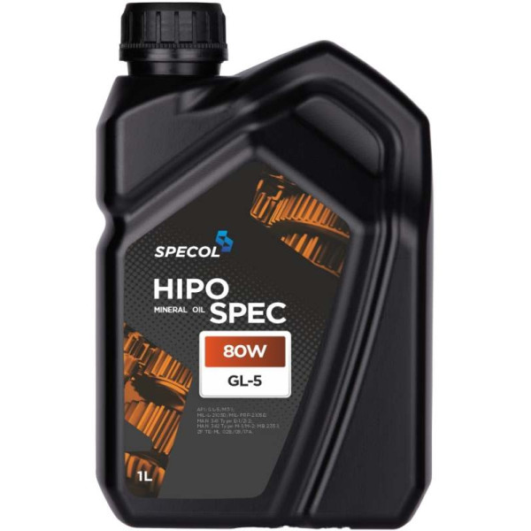SPECOL OLEJ 80W 1L GL5 HIPOSPEC/ PRZEKŁADNIOWY