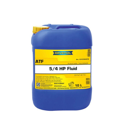 RAVENOL OLEJ ATF 5/4HP 10L SYNTETYCZNY / 236.11 / LT 71141 / VAG G052 162 / MB A 001 989 22 03