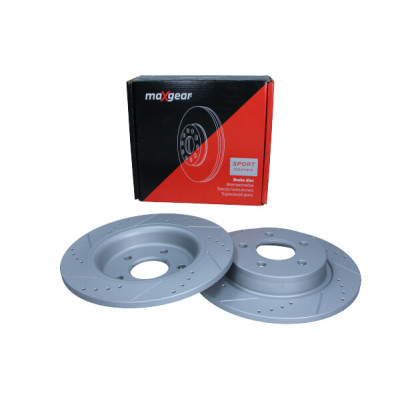 MAXGEAR TARCZA HAM. FORD T. FOCUS 04-/C-MAX/S40/V50/C30 280MM NAWIERCANA I NACINANA, Z POWŁOKĄ ANTYKOROZYJNĄ