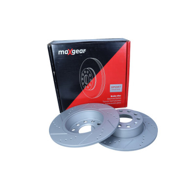 MAXGEAR TARCZA HAM. VW T. A3/GOLF VI VII/OCTAVIA/CADDY/TOURAN 10- 272MM NAWIERCANA I NACINANA, Z POWŁOKĄ ANTYKOROZYJNĄ