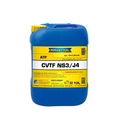 RAVENOL OLEJ CVTF NS3/J4 FLUID 10L / QASHQAI J11 '13- / LANCER '12- / KOLEOS '14- / PEUGEOT 4008 '14-