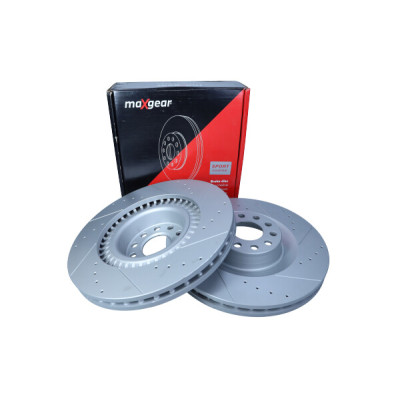 MAXGEAR TARCZA HAM. VW P. A8 03- 360MM NAWIERCANA I NACINANA, Z POWŁOKĄ ANTYKOROZYJNĄ