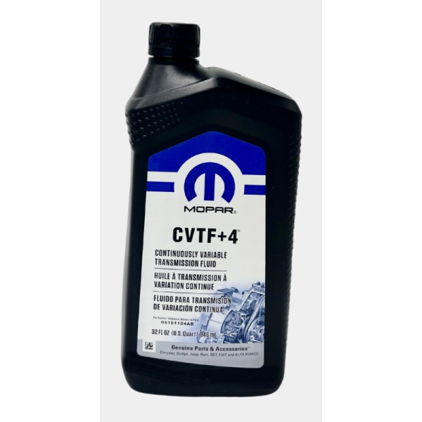 MOPAR OLEJ 0,946L / ATF CVTF +4 / CHRYSLER / HYDRAULICZNY DO SKRZYŃ BEZSTOPNIOWYCH DODGE I JEEP
