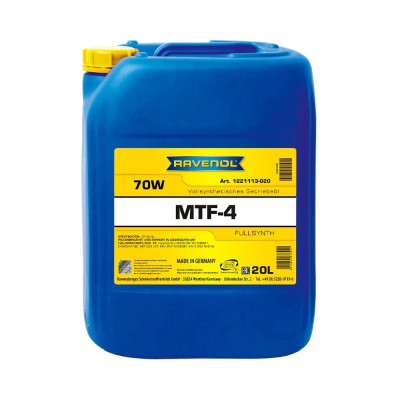 RAVENOL OLEJ MTF-4 70W 20L / GL4+ / VW G 052 549 A2