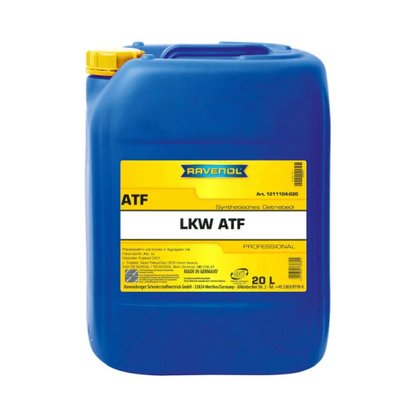 RAVENOL OLEJ ATF LKW 20L SYNTETYCZNY ALLISON TES-295